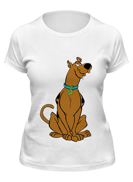 Заказать женскую футболку в Москве. Футболка классическая Scooby Doo от YellowCloverShop - готовые дизайны и нанесение принтов.
