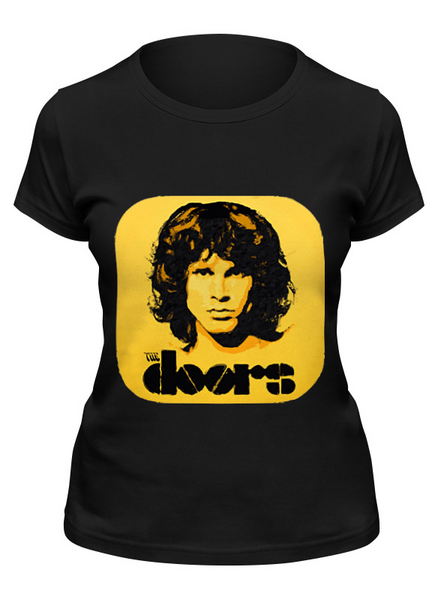 Заказать женскую футболку в Москве. Футболка классическая The Doors от Just kidding - готовые дизайны и нанесение принтов.