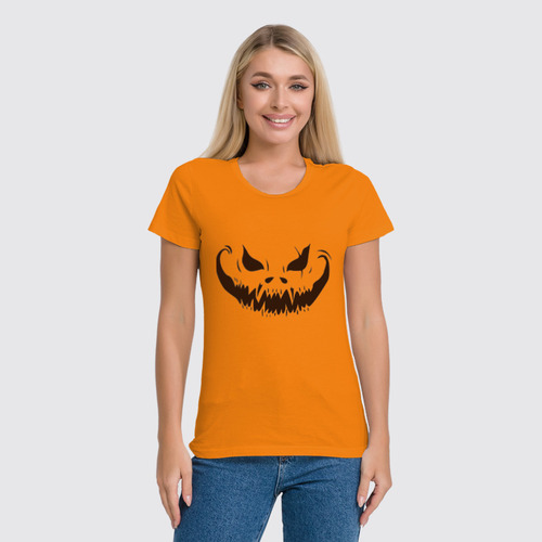 Заказать женскую футболку в Москве. Футболка классическая HALLOWEEN от CoolDesign - готовые дизайны и нанесение принтов.