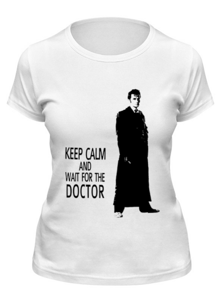 Заказать женскую футболку в Москве. Футболка классическая Doctor Who от Александр  - готовые дизайны и нанесение принтов.