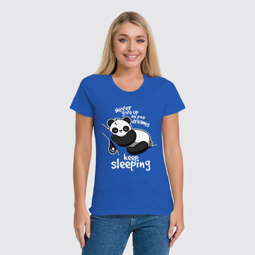 Заказать женскую футболку в Москве. Футболка классическая Панда от MariYang  - готовые дизайны и нанесение принтов.