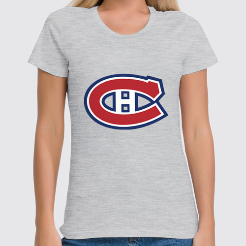 Заказать женскую футболку в Москве. Футболка классическая Montreal Canadiens от Pomidor - готовые дизайны и нанесение принтов.