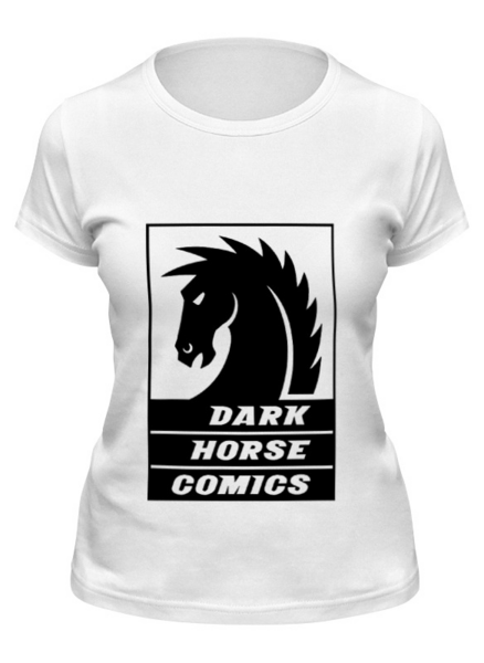 Заказать женскую футболку в Москве. Футболка классическая Dark Horse Comics от YellowCloverShop - готовые дизайны и нанесение принтов.