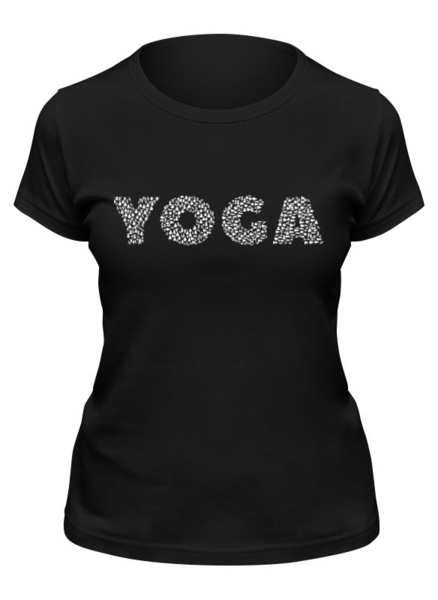 Заказать женскую футболку в Москве. Футболка классическая yoga  от queen  - готовые дизайны и нанесение принтов.