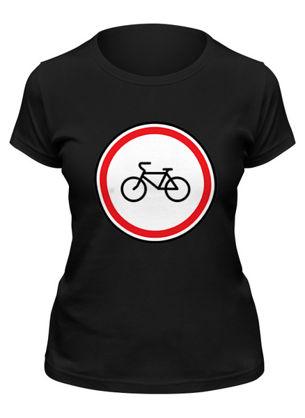 Заказать женскую футболку в Москве. Футболка классическая Велосипед от Vinli.shop  - готовые дизайны и нанесение принтов.