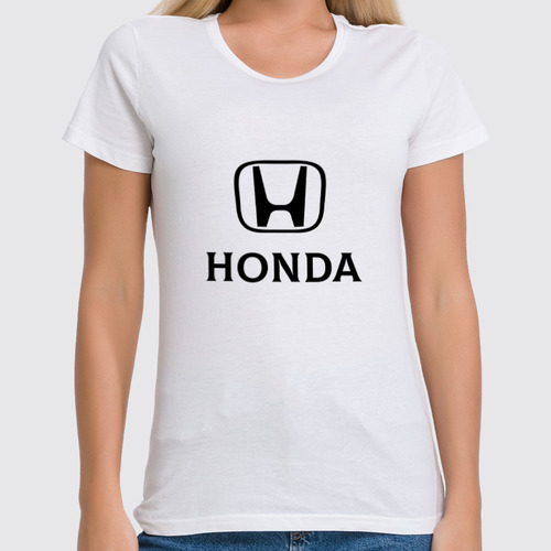 Заказать женскую футболку в Москве. Футболка классическая Honda от THE_NISE  - готовые дизайны и нанесение принтов.