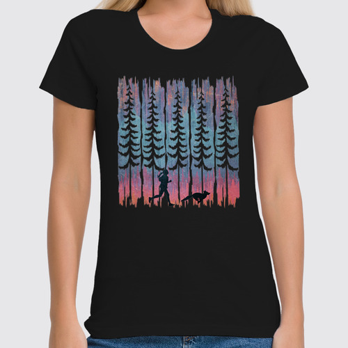 Заказать женскую футболку в Москве. Футболка классическая Running от oneredfoxstore@gmail.com - готовые дизайны и нанесение принтов.