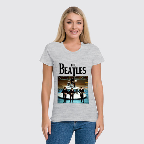 Заказать женскую футболку в Москве. Футболка классическая The Beatles от Владимир - готовые дизайны и нанесение принтов.
