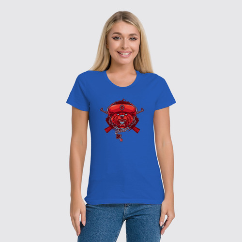 Заказать женскую футболку в Москве. Футболка классическая RedBear от balden - готовые дизайны и нанесение принтов.