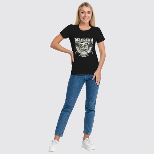 Заказать женскую футболку в Москве. Футболка классическая DeLorean от printik - готовые дизайны и нанесение принтов.
