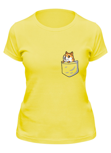Заказать женскую футболку в Москве. Футболка классическая Little dog от Илья Щеблецов - готовые дизайны и нанесение принтов.
