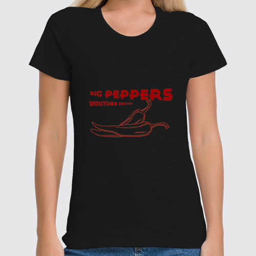 Заказать женскую футболку в Москве. Футболка классическая "Big Peppers" от Big Peppers  - готовые дизайны и нанесение принтов.