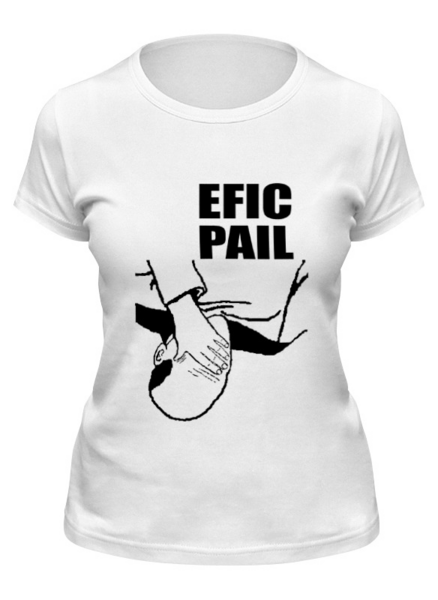 Заказать женскую футболку в Москве. Футболка классическая Efic pail от polietan - готовые дизайны и нанесение принтов.