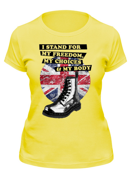 Заказать женскую футболку в Москве. Футболка классическая Dr. Martens от OEX design - готовые дизайны и нанесение принтов.