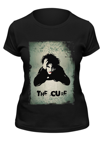 Заказать женскую футболку в Москве. Футболка классическая The Cure band от Leichenwagen - готовые дизайны и нанесение принтов.