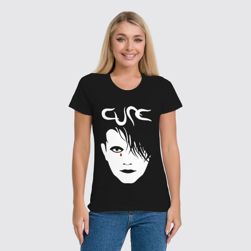 Заказать женскую футболку в Москве. Футболка классическая The Cure от geekbox - готовые дизайны и нанесение принтов.