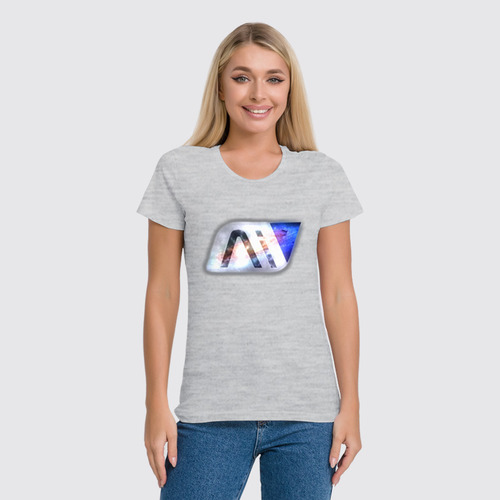 Заказать женскую футболку в Москве. Футболка классическая Mass effect Andromeda от galaxy secret - готовые дизайны и нанесение принтов.