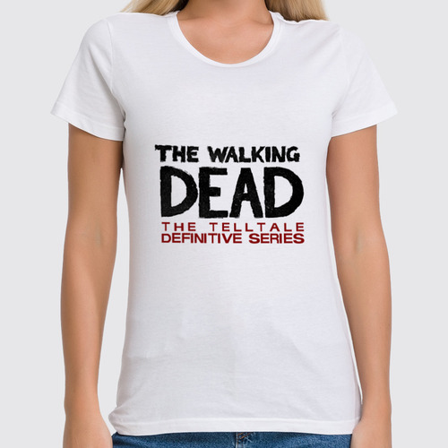 Заказать женскую футболку в Москве. Футболка классическая The Walking Dead от THE_NISE  - готовые дизайны и нанесение принтов.