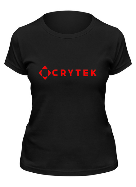 Заказать женскую футболку в Москве. Футболка классическая Crytek от THE_NISE  - готовые дизайны и нанесение принтов.