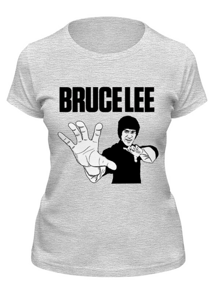 Заказать женскую футболку в Москве. Футболка классическая Bruce Lee от Leichenwagen - готовые дизайны и нанесение принтов.