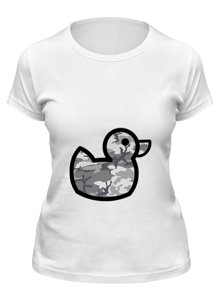 Заказать женскую футболку в Москве. Футболка классическая "No Kidding!" T-Shirt от Just kidding - готовые дизайны и нанесение принтов.