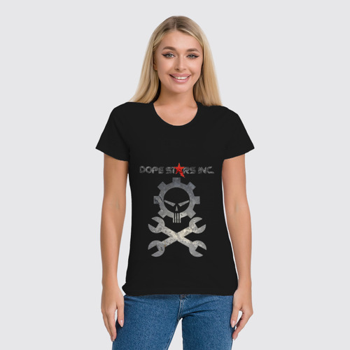 Заказать женскую футболку в Москве. Футболка классическая Dope Stars Inc. от OEX design - готовые дизайны и нанесение принтов.
