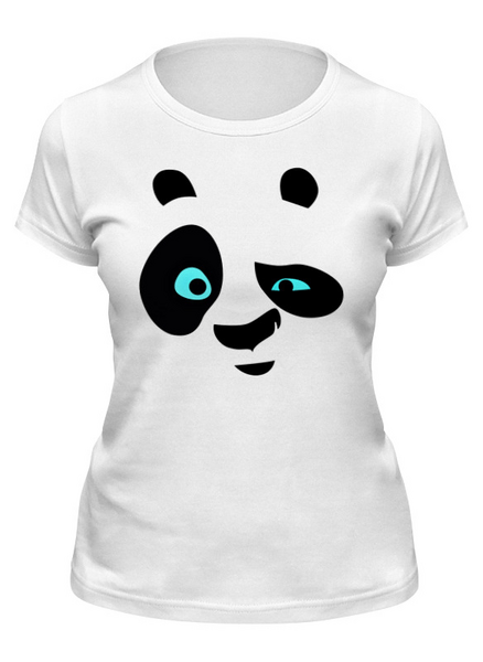 Заказать женскую футболку в Москве. Футболка классическая Панда  от T-shirt print  - готовые дизайны и нанесение принтов.