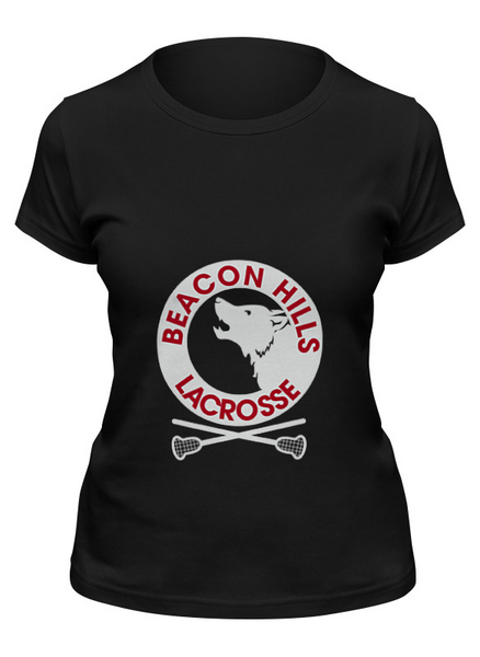 Заказать женскую футболку в Москве. Футболка классическая Teen Wolf - beacon hills от cherdantcev - готовые дизайны и нанесение принтов.