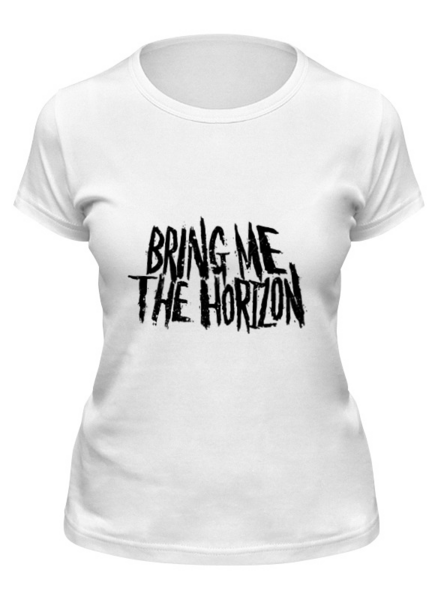 Заказать женскую футболку в Москве. Футболка классическая Bring Me The Horizon от BURNSHIRTS - готовые дизайны и нанесение принтов.