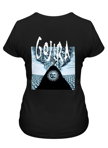 Заказать женскую футболку в Москве. Футболка классическая Gojira от whisperingofsnake  - готовые дизайны и нанесение принтов.