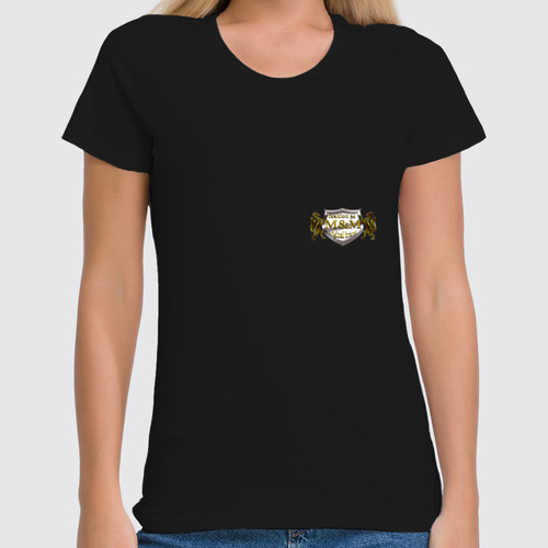 Заказать женскую футболку в Москве. Футболка классическая M&M fashion от phonerus@mail.ru - готовые дизайны и нанесение принтов.