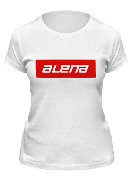 Заказать женскую футболку в Москве. Футболка классическая Alena от THE_NISE  - готовые дизайны и нанесение принтов.