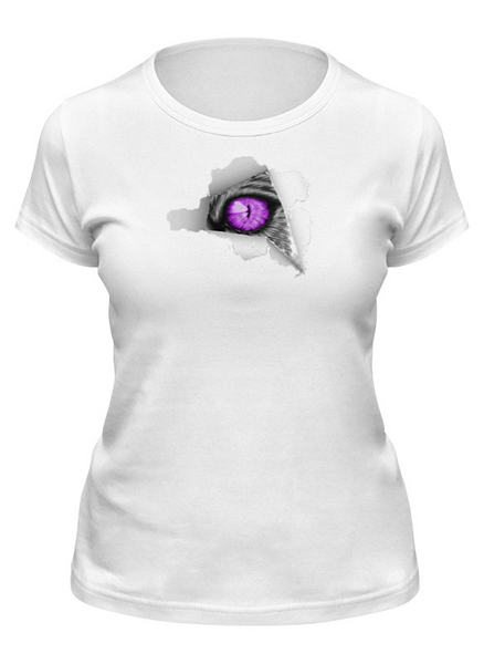 Заказать женскую футболку в Москве. Футболка классическая GlasCate от kardakov94@mail.ru - готовые дизайны и нанесение принтов.