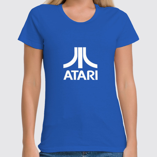 Заказать женскую футболку в Москве. Футболка классическая Atari от deppski - готовые дизайны и нанесение принтов.