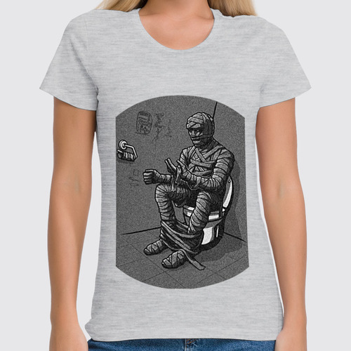 Заказать женскую футболку в Москве. Футболка классическая Mummy от Mily - готовые дизайны и нанесение принтов.