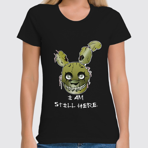 Заказать женскую футболку в Москве. Футболка классическая FIVE NIGHTS AT FREDDY'S 3- SPR от cherdantcev - готовые дизайны и нанесение принтов.