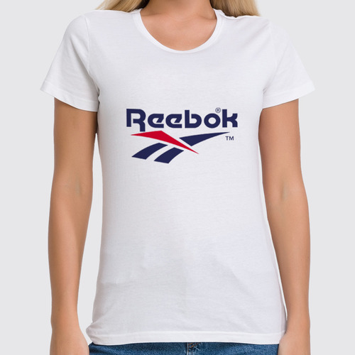 Заказать женскую футболку в Москве. Футболка классическая Reebok от Nalivaev - готовые дизайны и нанесение принтов.