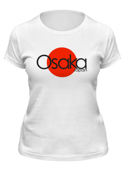Заказать женскую футболку в Москве. Футболка классическая Osaka Women от JPshirt - готовые дизайны и нанесение принтов.