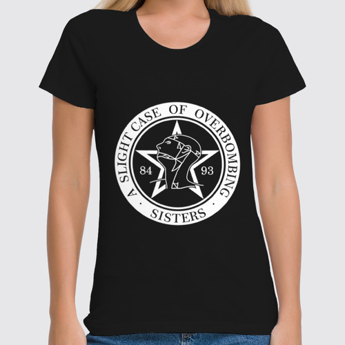 Заказать женскую футболку в Москве. Футболка классическая The Sisters of Mercy от OEX design - готовые дизайны и нанесение принтов.