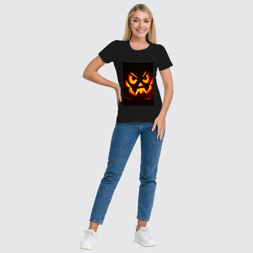 Заказать женскую футболку в Москве. Футболка классическая Helloween от Ольга - готовые дизайны и нанесение принтов.