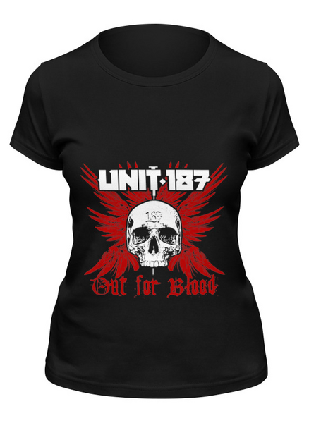 Заказать женскую футболку в Москве. Футболка классическая Unit:187 / Out For Blood от OEX design - готовые дизайны и нанесение принтов.