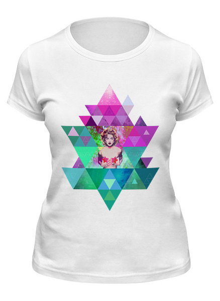 Заказать женскую футболку в Москве. Футболка классическая "HIPSTA SWAG" collection: Madonna от Octopuslabel - готовые дизайны и нанесение принтов.