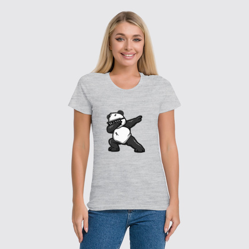 Заказать женскую футболку в Москве. Футболка классическая Panda от T-shirt print  - готовые дизайны и нанесение принтов.