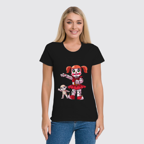 Заказать женскую футболку в Москве. Футболка классическая Five Nights at Freddy’s от weeert - готовые дизайны и нанесение принтов.