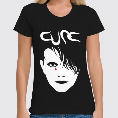 Заказать женскую футболку в Москве. Футболка классическая The Cure от geekbox - готовые дизайны и нанесение принтов.