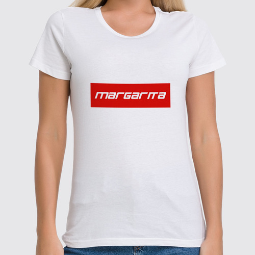 Заказать женскую футболку в Москве. Футболка классическая Margarita от THE_NISE  - готовые дизайны и нанесение принтов.