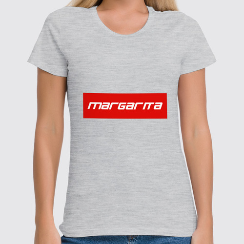 Заказать женскую футболку в Москве. Футболка классическая Margarita от THE_NISE  - готовые дизайны и нанесение принтов.