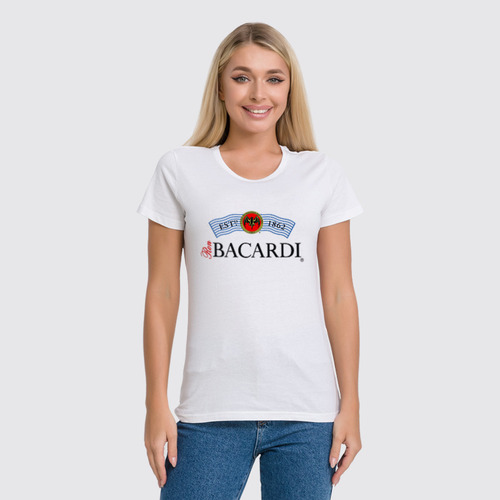Заказать женскую футболку в Москве. Футболка классическая Bacardi от balden - готовые дизайны и нанесение принтов.