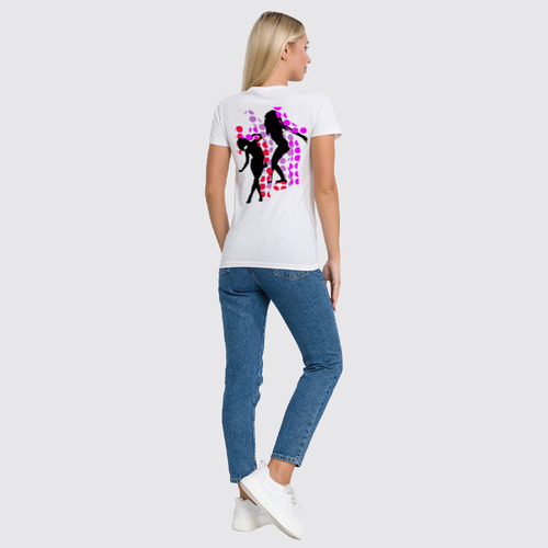 Заказать женскую футболку в Москве. Футболка классическая Love Fashion от Nar - готовые дизайны и нанесение принтов.