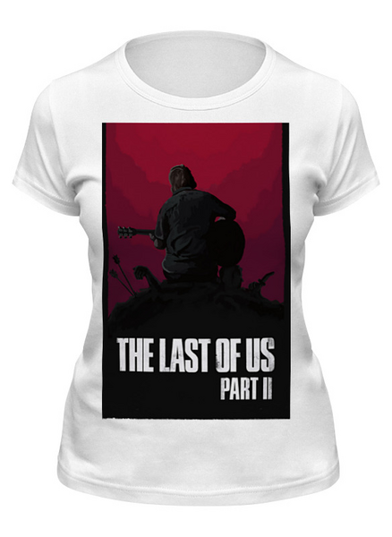 Заказать женскую футболку в Москве. Футболка классическая The last of us 2 от GeekFox  - готовые дизайны и нанесение принтов.